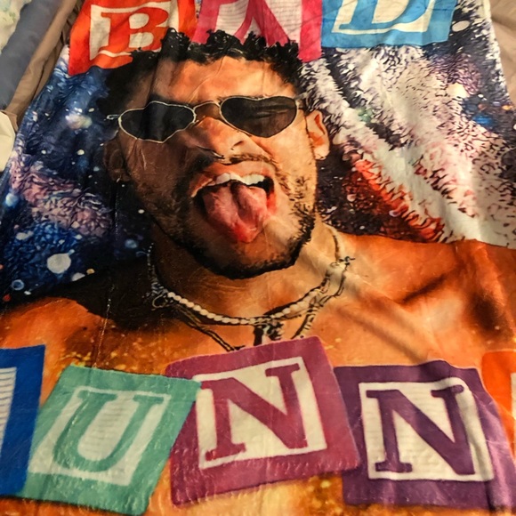Bedding Bad Bunny Throw Blanket 4x50 Poshmark